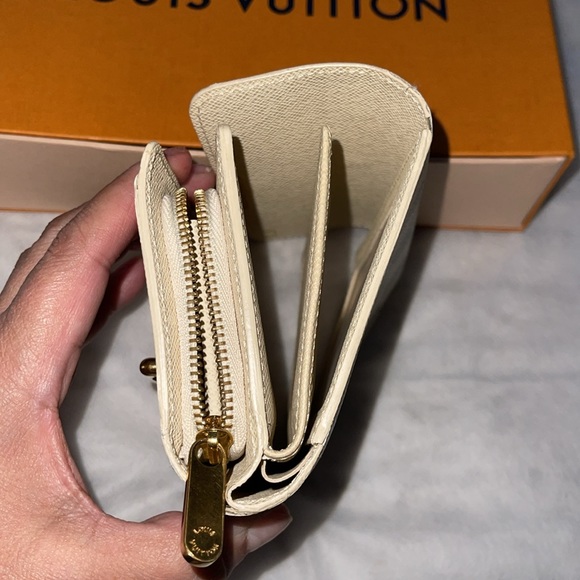 Louis Vuitton preloved Damier azur portefeuilla tri fold wallet excellent con. - Picture 9 of 11